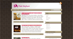 Desktop Screenshot of blog.pinkelephant.pl